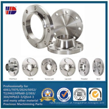 O CNC de alta qualidade personalizado do OEM que faz à máquina forjou a flange de aço inoxidável